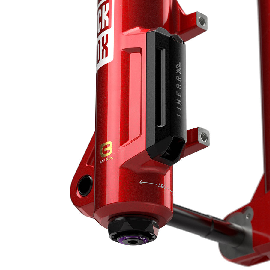 RockShox ZEB Flight Attendant B1 Suspension Fork 29'' Linear XL W/ButterCup 170mm 1-1/8''-1.5'' 15x110mm TA Rake: 44mm Red