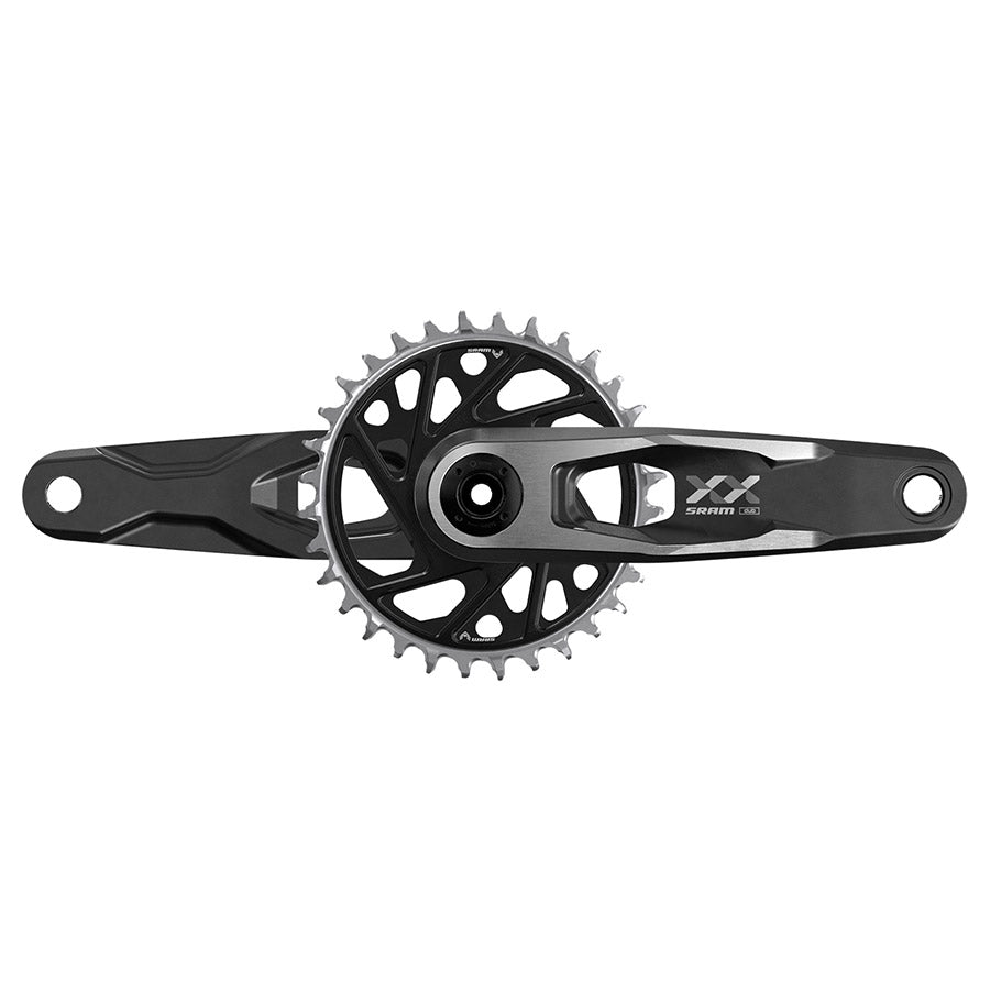 SRAM XX Downhill CL55 7 Speed Crankset 28.99mm Spindle Direct Mount SRAM 8 Bolt BCD 34 DUB Black Boost