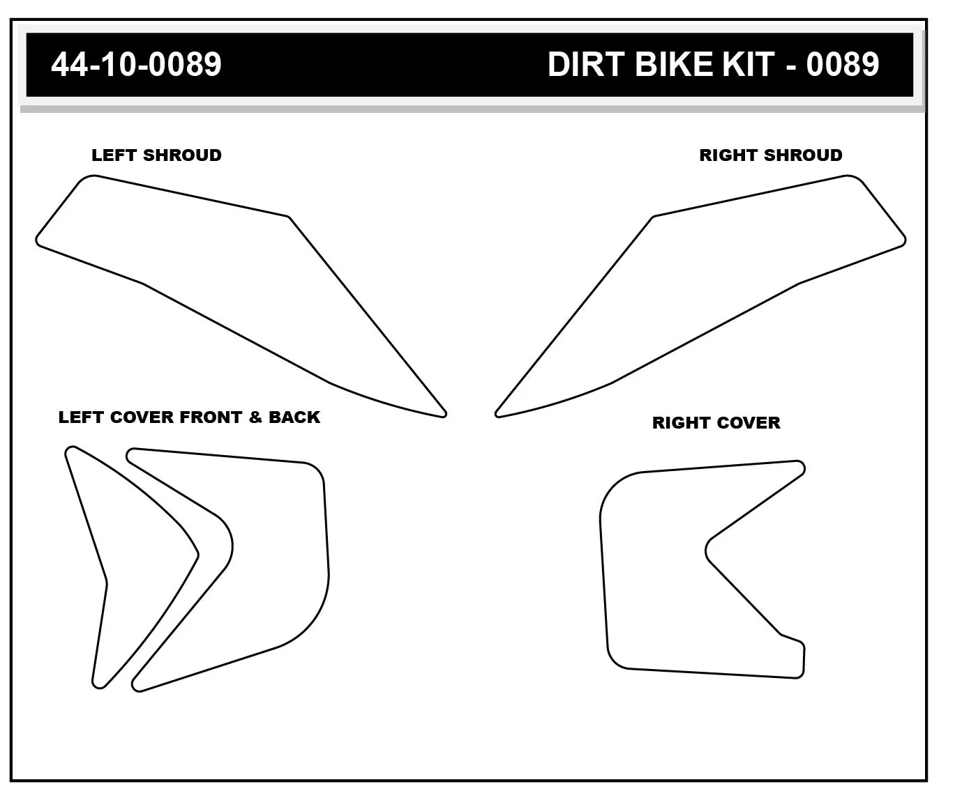 Stompgrip - KTM 250/350/450 SX-F 23-26 Dirt Bike 3D Griptape Kit (0089-1)