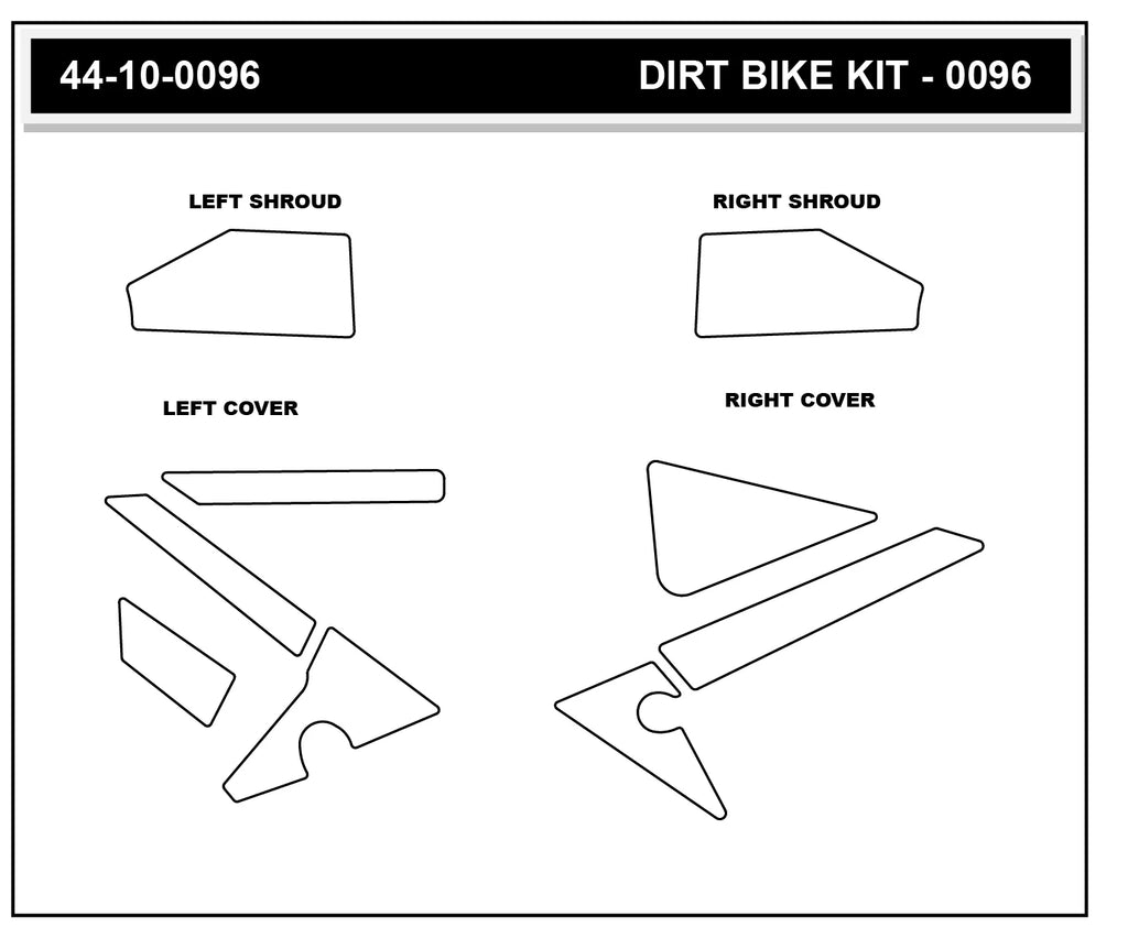 Stompgrip - Honda CRF 250R/RWE/RX 450R/RWE/RX 2025-26 Dirt Bike 3D Griptape Kit (0096)