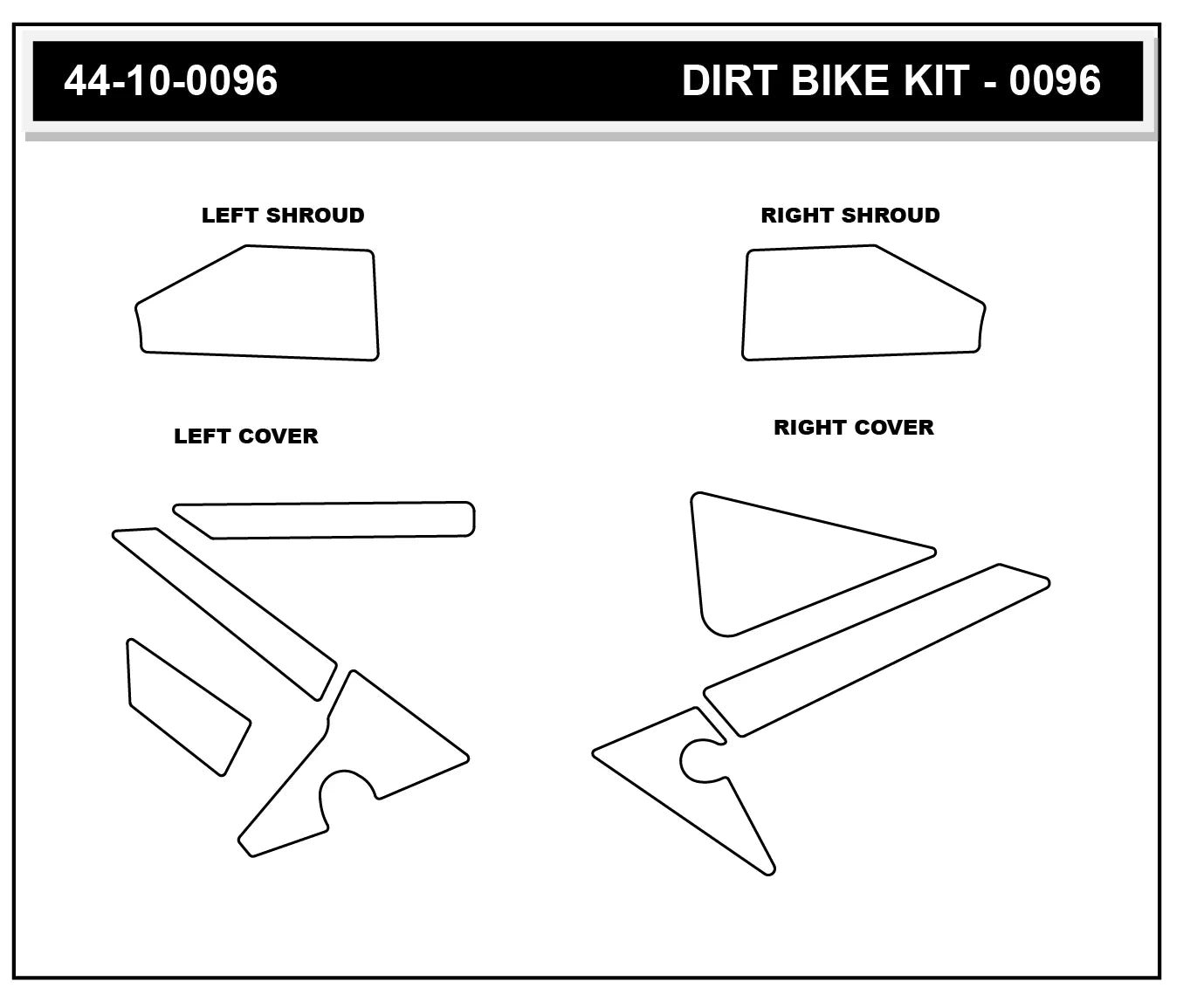 Stompgrip - Honda CRF 250R/RWE/RX 450R/RWE/RX 2025-26 Dirt Bike 3D Griptape Kit (0096)
