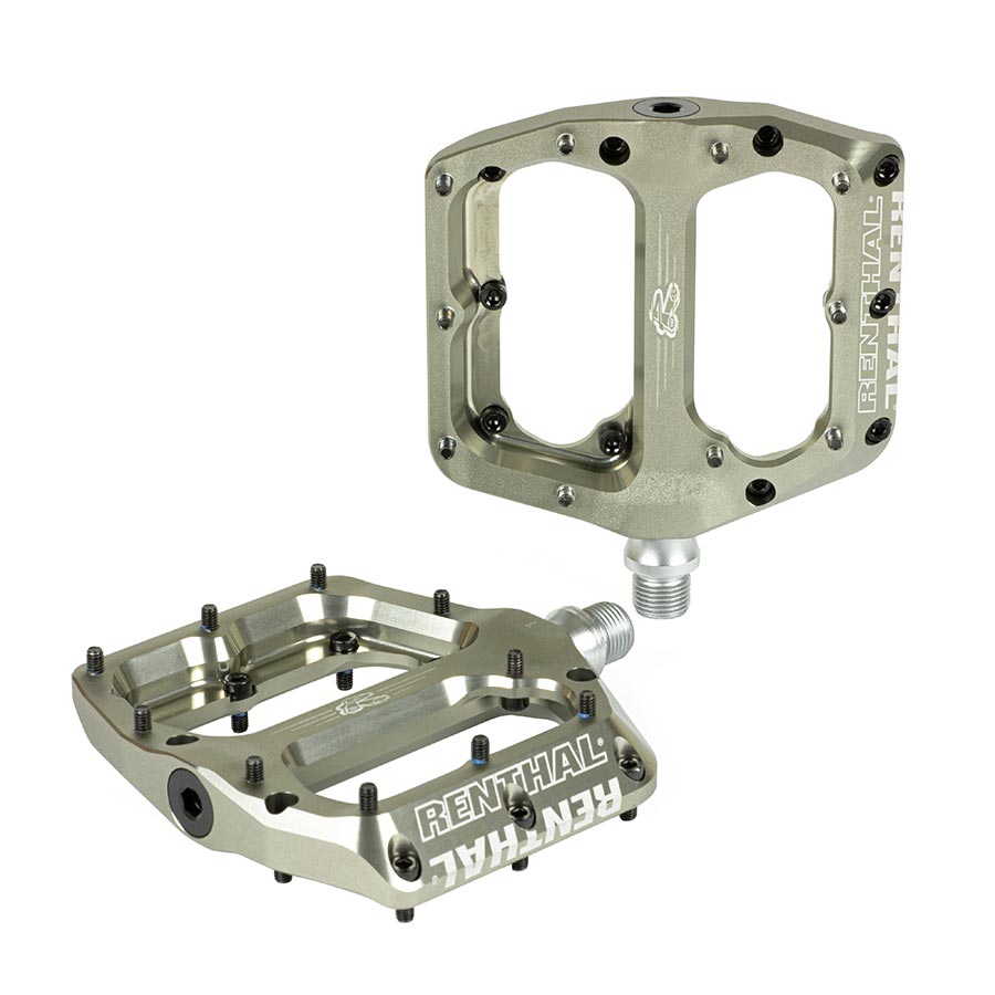 Renthal Revo-F Platform Pedals Aluminum Body Cr-Mo 9/16'' Spindle