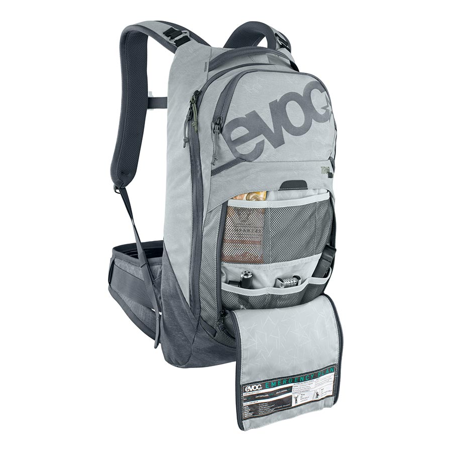 EVOC Trail Pro Protector 10L Stone/Carbon Backpack