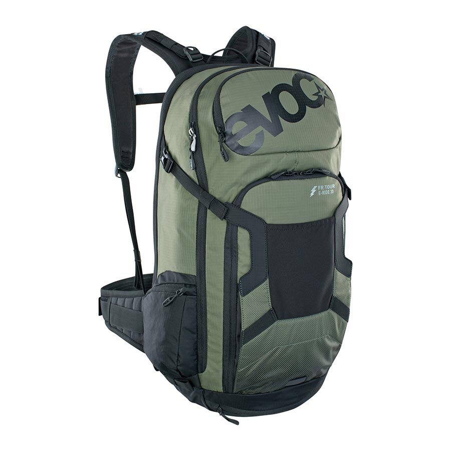 EVOC FR Tour E-Ride 30L Protector M/L Dark Olive/Black Backpack
