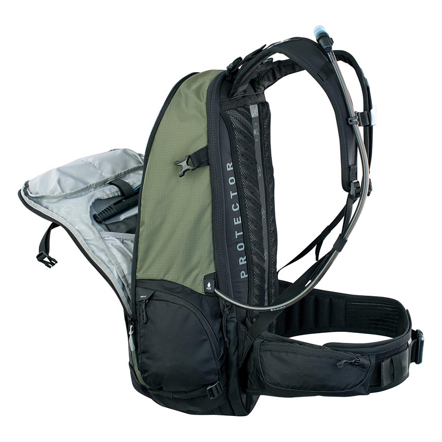 EVOC FR Tour E-Ride 30L Protector M/L Dark Olive/Black Backpack