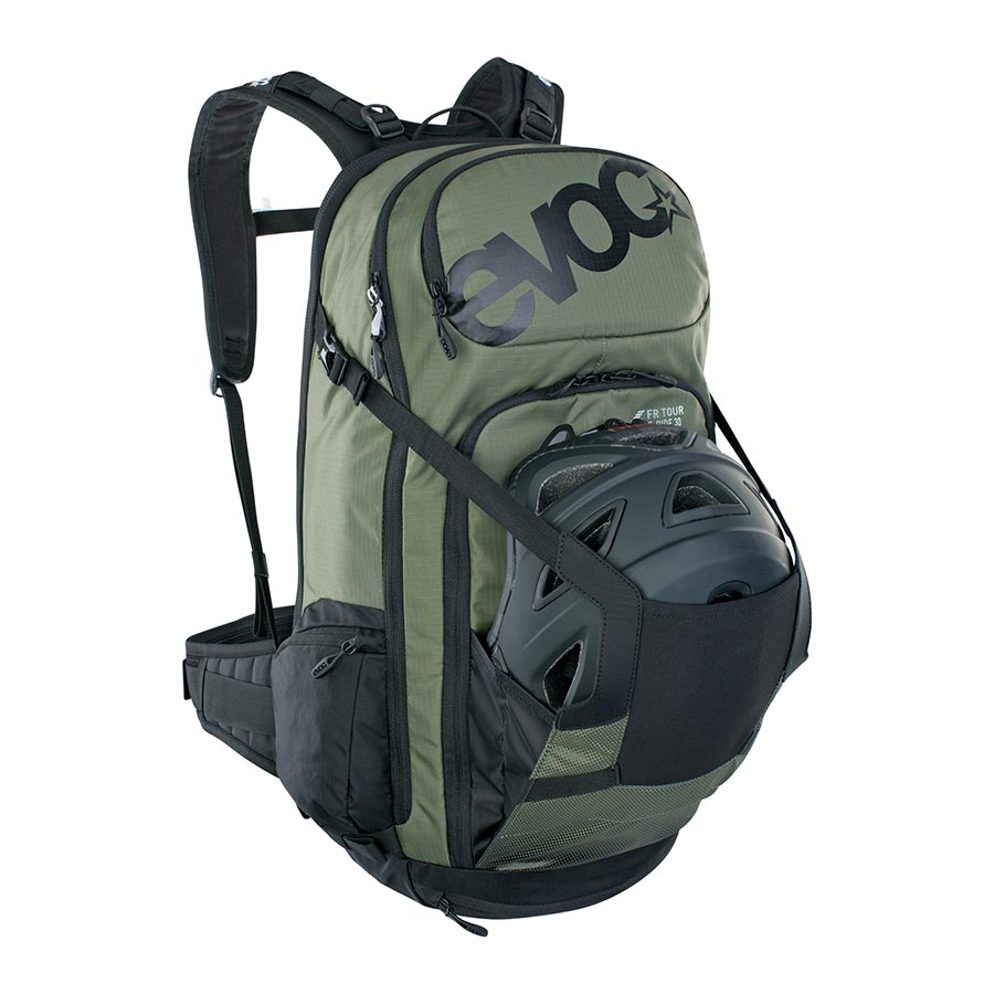 EVOC FR Tour E-Ride 30L Protector M/L Dark Olive/Black Backpack