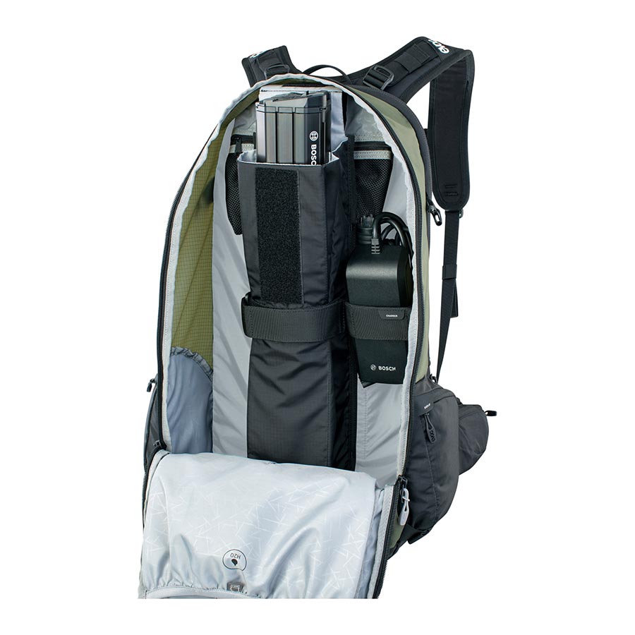 EVOC FR Tour E-Ride 30L Protector M/L Dark Olive/Black Backpack