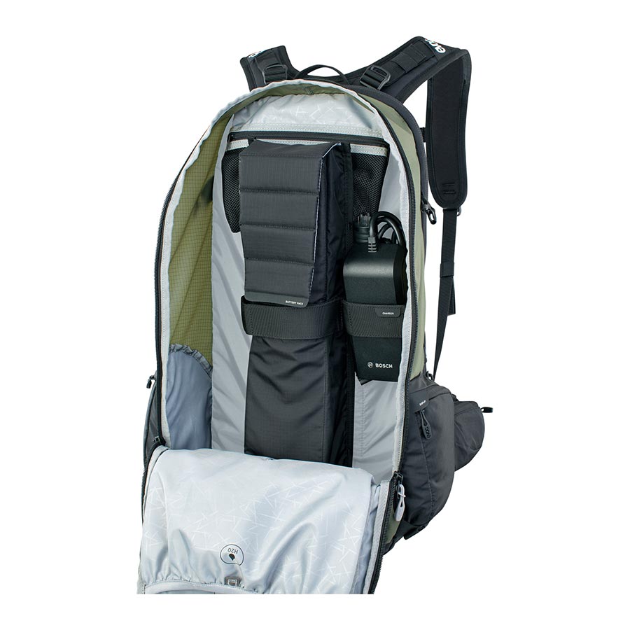 EVOC FR Tour E-Ride 30L Protector M/L Dark Olive/Black Backpack
