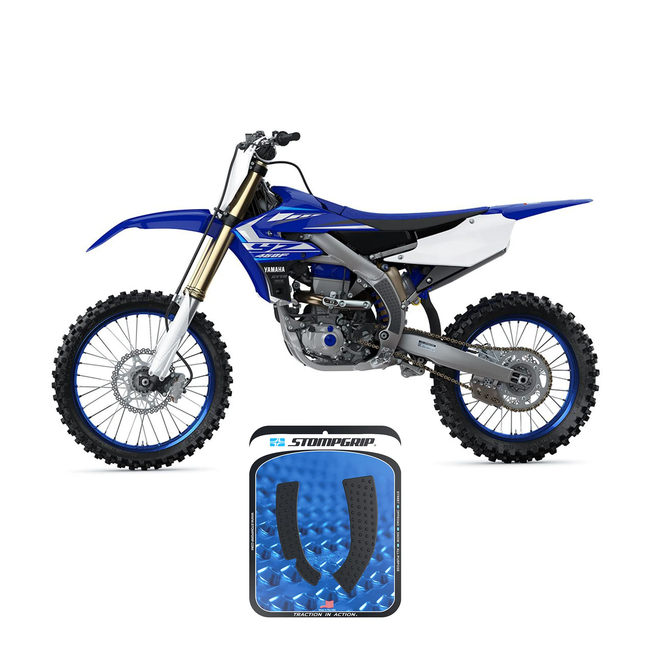 Stompgrip - Yamaha YZ450F/FX 18-26 Dirt Bike Frame Grips (0005)