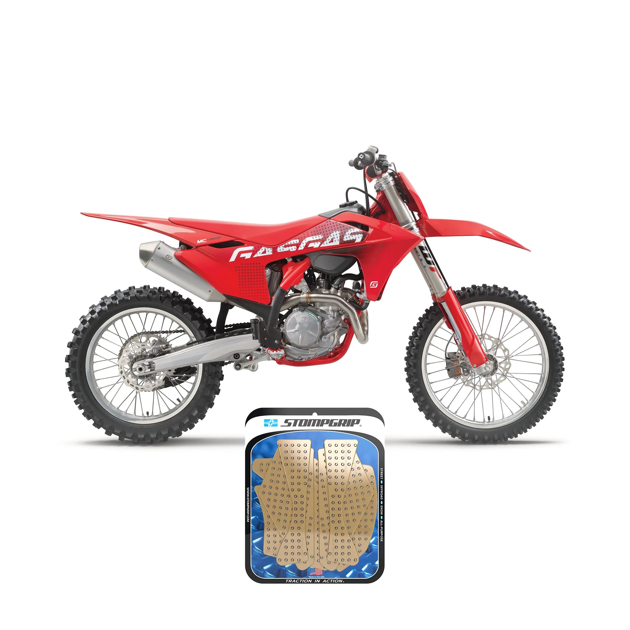 Stompgrip - GASGAS MC 250F/350F/450F 24-26 Dirt Bike 3D Griptape Kit (0094-7)