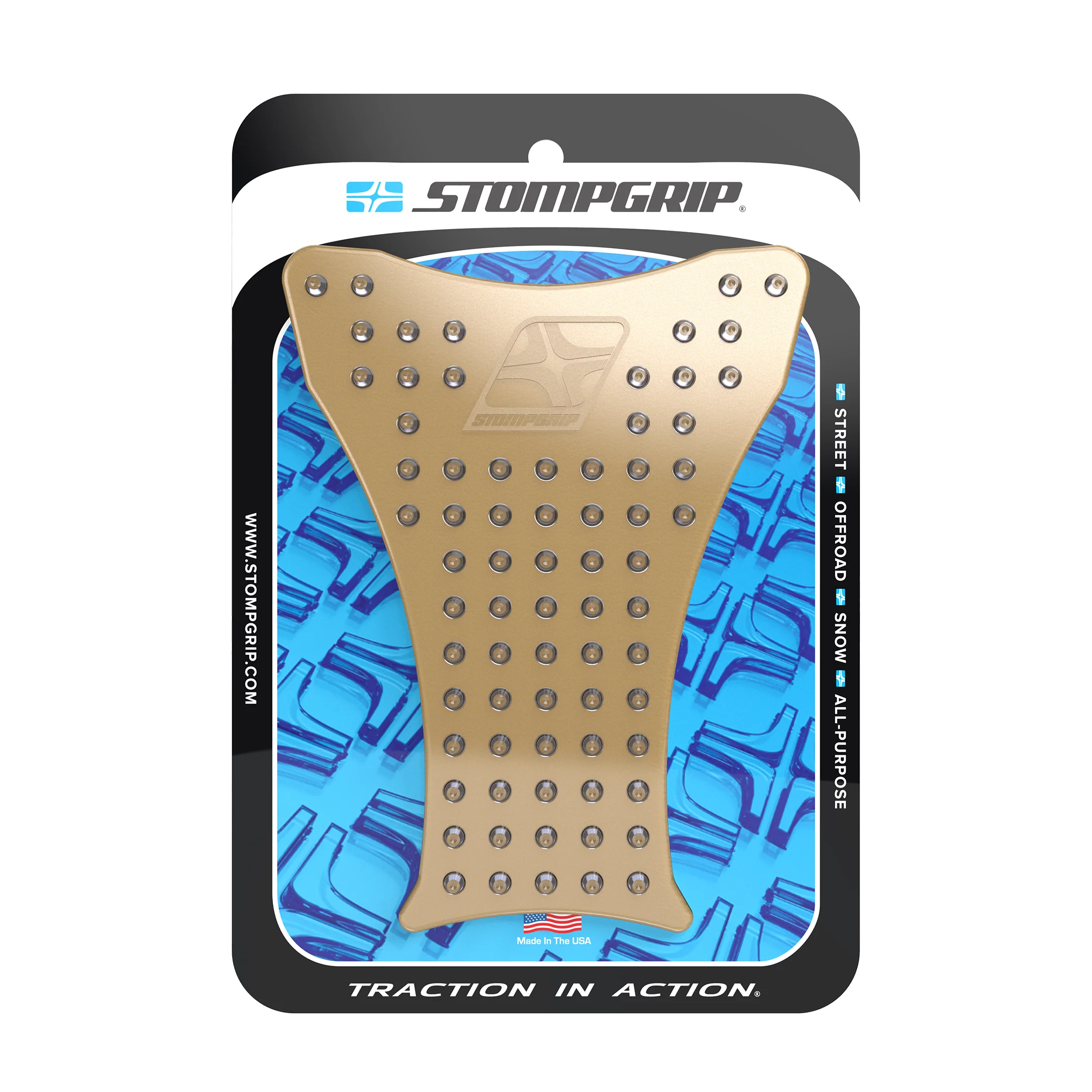 Stompgrip - Old School - Motorcycle Center Tank Pad Protector