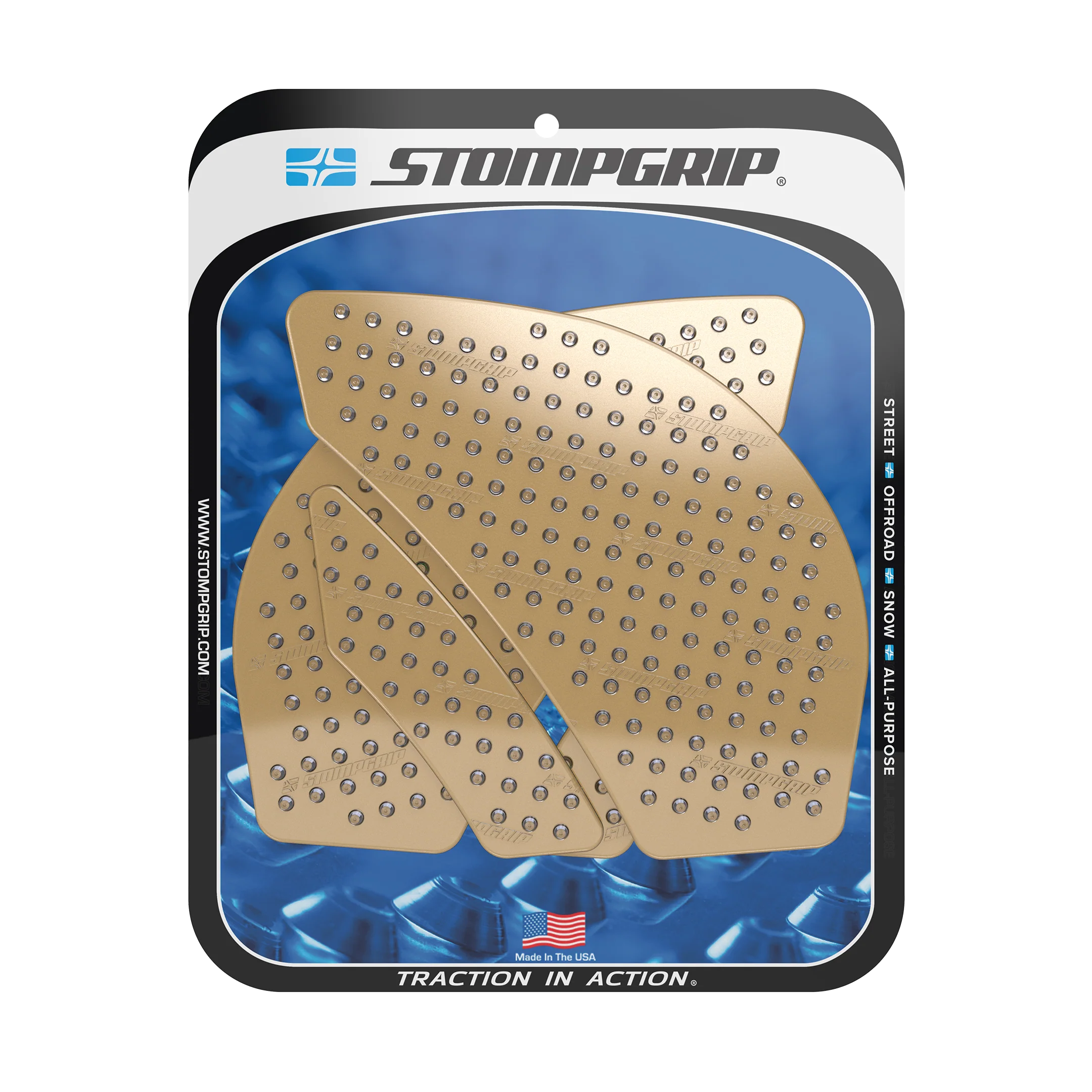 Stompgrip - Kawasaki Ninja ZX-6R 09-26 Tank Grips (0037)