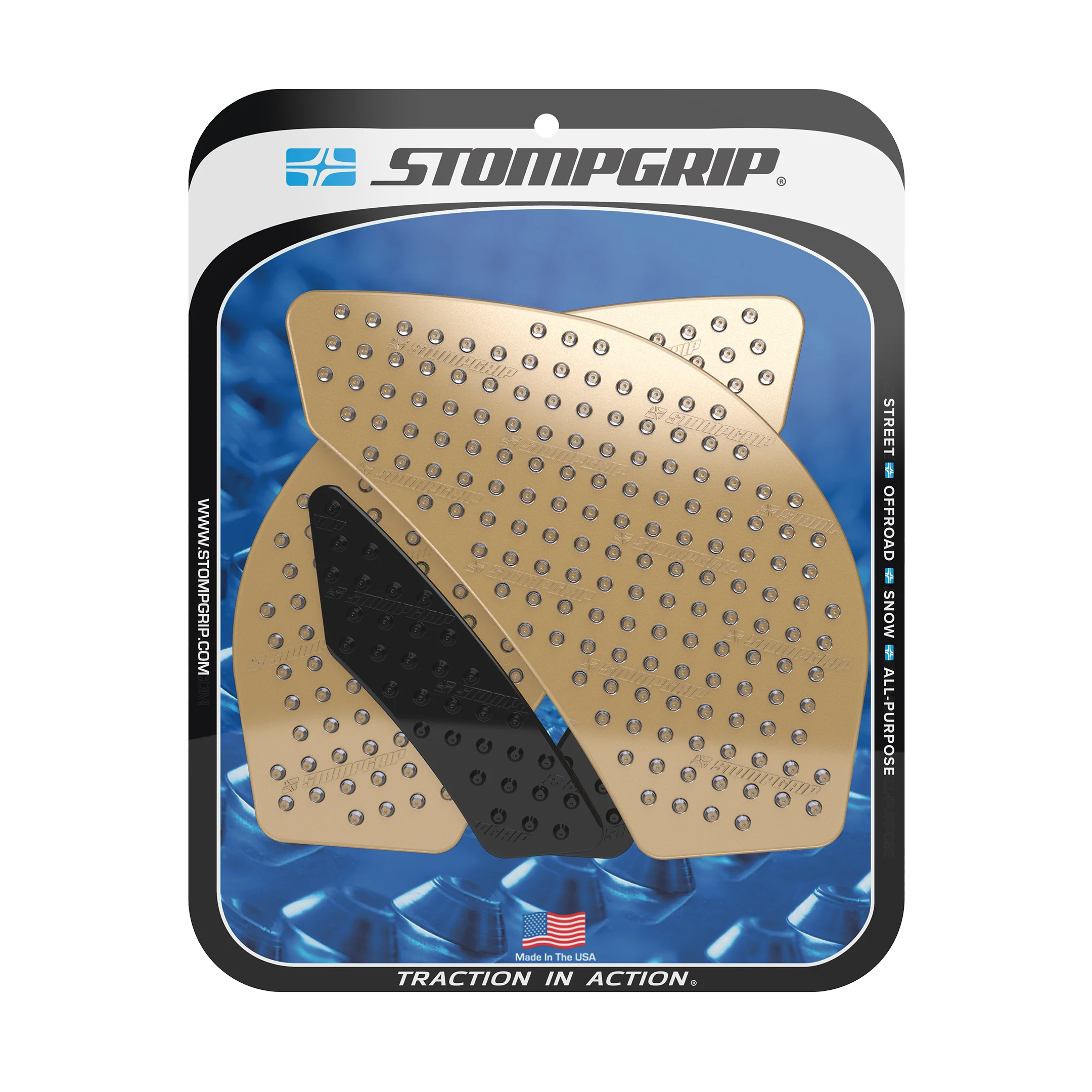 Stompgrip - Kawasaki Ninja ZX-6R 09-26 Tank Grips (0037)