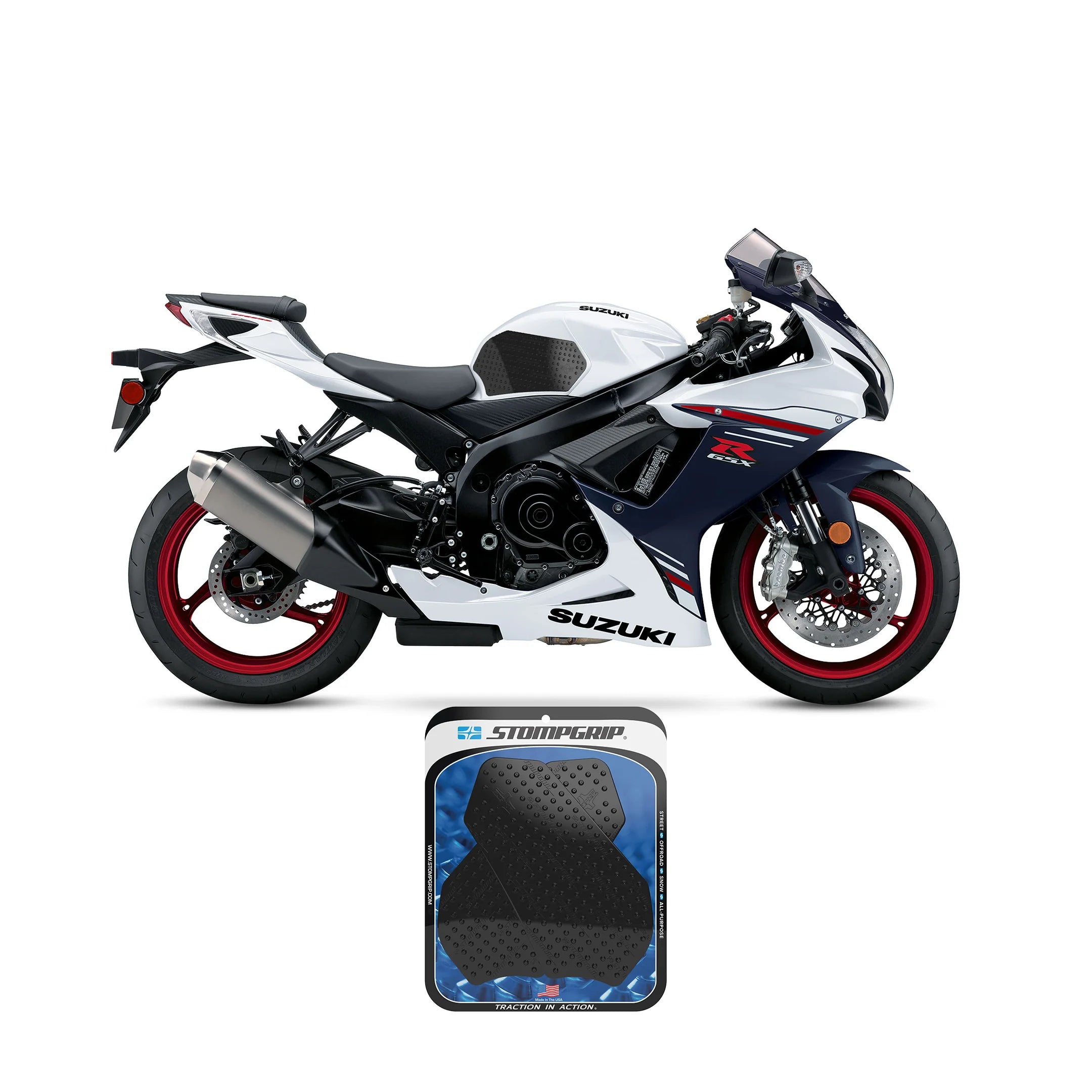 Stompgrip - Suzuki GSX-R600/750 11-26 Tank Grips (0057)