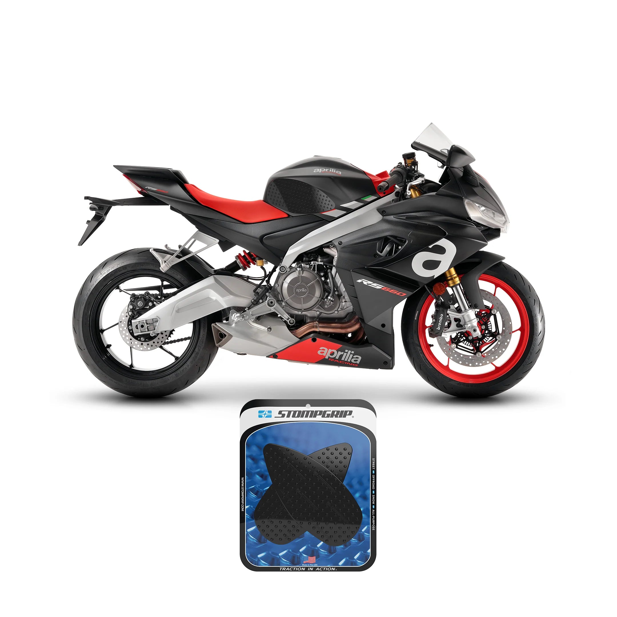 Stompgrip - Aprilia RS 660 / Tuono 660 20-26 Tank Grips (0181)